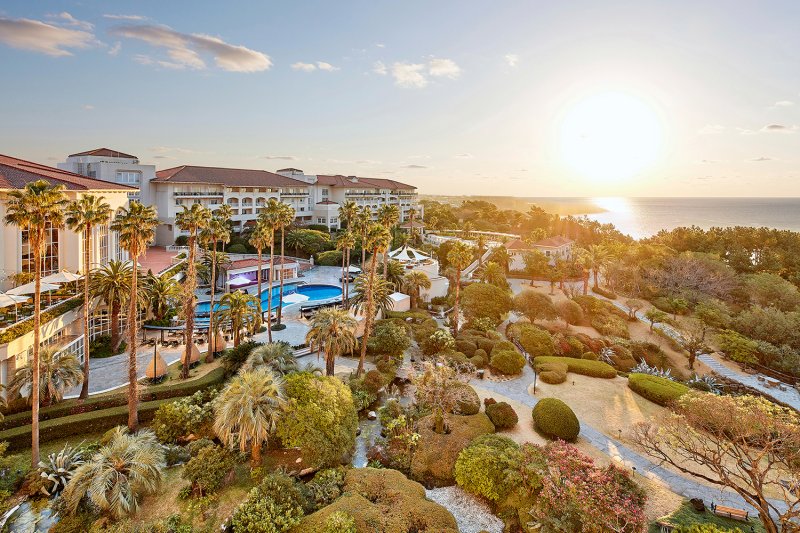 제주신라호텔 일출 전경(신라호텔 제공)