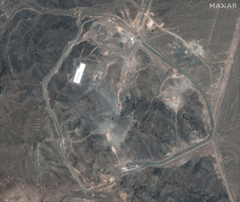 [포르도=AP/뉴시스] 막사르 테크놀로지스가 제공한 위성 사진에 지난해 7월 1일(현지 시간) 이란 포르도 농축 시설 전경이 보인다. 2026.01.03.