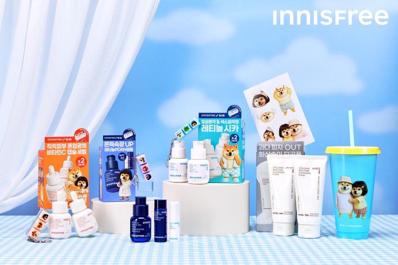 [서울=뉴시스] 이니스프리가 출시한 뚱시바 콜라보레이션 기획세트 이미지. (사진=이니스프리 제공) 2026.01.02. photo@newsis.com