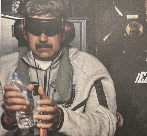 트럼프 美대통령이 공개한 마두로 베네수엘라 대통령 사진 (출처=연합뉴스)