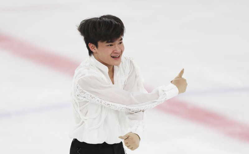 [서울=뉴시스] 김근수 기자 = 피겨스케이팅 선수 김현겸(고려대)이 4일 서울 양천구 목동 아이스링크에서 열린 제80회 전국남녀 피겨스케이팅 종합선수권대회 남자 시니어 프리 스케이팅에서 연기를 펼치고 있다. 2026.01.04. ks@newsis.com