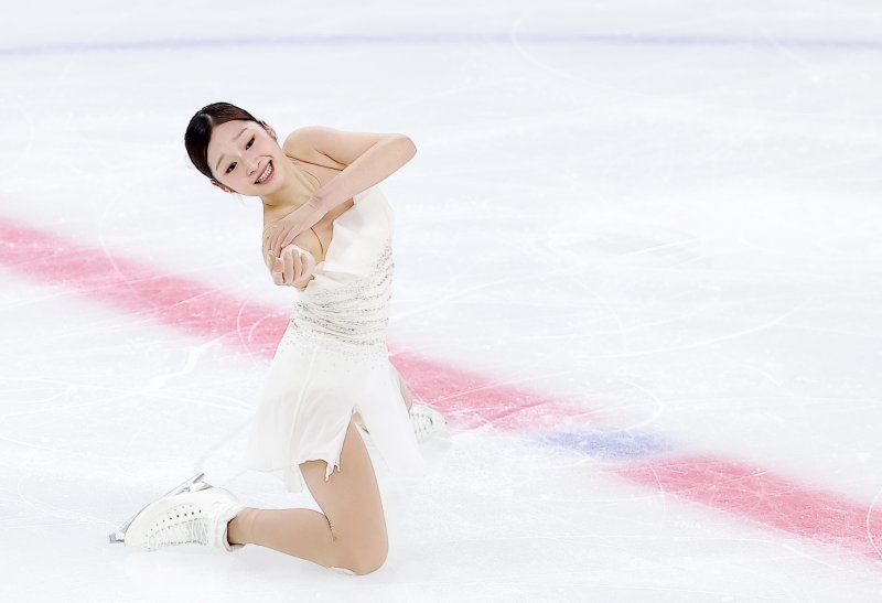 피겨스케이팅 선수 신지아(세화여고)가 4일 서울 양천구 목동 아이스링크에서 열린 제80회 전국남녀 피겨스케이팅 종합선수권대회 여자 시니어 프리 스케이팅에서 연기를 펼치고 있다. 2026.1.4/뉴스1 ⓒ News1 김성진 기자