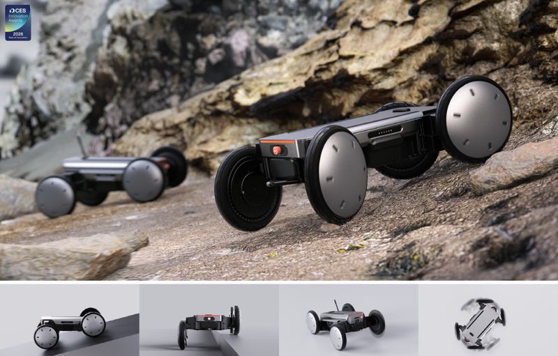 현대차가 4일(현지시간) 미국 라스베이거스에서 열린 CES 2026에서 로보틱스 분야 최고혁신상(Best of Innovation Awards)을 수상한 가운데, 최고혁신상을 수상한 '모베드(MobED)'의 모습. 사진=현대차 제공