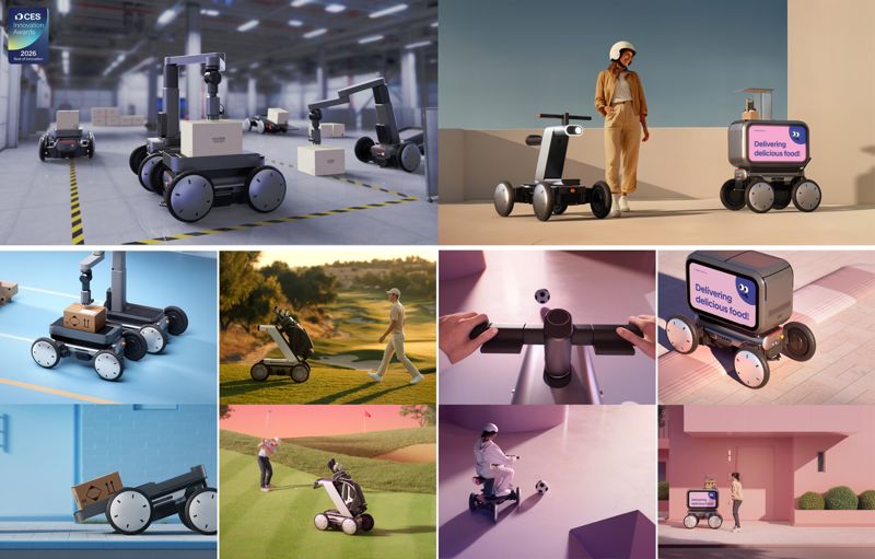 현대차가 4일(현지시간) 미국 라스베이거스에서 열린 CES 2026에서 로보틱스 분야 최고혁신상(Best of Innovation Awards)을 수상한 가운데, 최고혁신상을 수상한 '모베드(MobED)'의 모습. 사진=현대차 제공