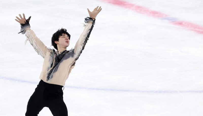피겨스케이팅 선수 차준환(서울시청)이 4일 서울 양천구 목동 아이스링크에서 열린 제80회 전국남녀 피겨스케이팅 종합선수권대회 남자 시니어 프리 스케이팅에서 연기를 펼치고 있다. 2026.1.4/뉴스1 ⓒ News1 김성진 기자