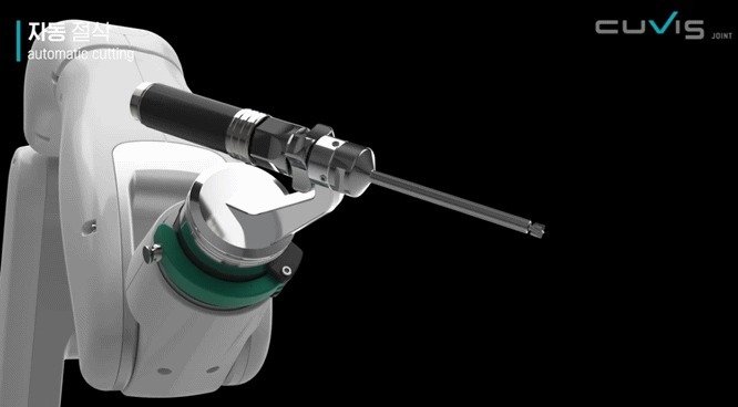 큐렉소의 자동화 수술 로봇 '큐비스 조인트'(CUVIS-joint) (큐렉소 제공)