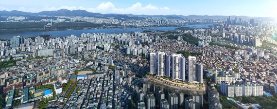 [서희 목동 가로주택정비사업 항공조감도]