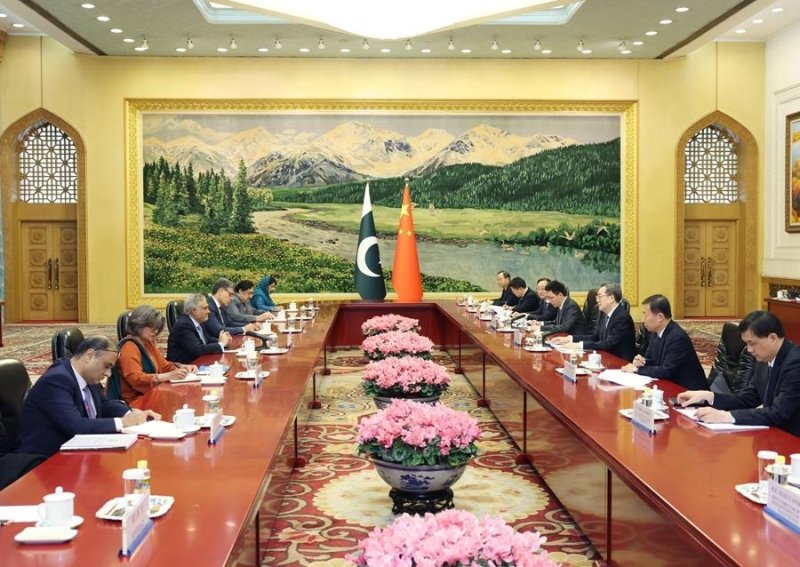 중국-파키스탄 부총리 회담 (출처=연합뉴스)