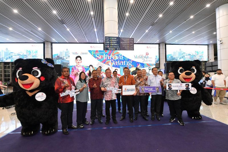 쿠알라 룸푸르 국제공항에서 열린 '2026년 말레이시아 방문의 해' 환영 행사. (사진=말레이시아 관광청) *재판매 및 DB 금지