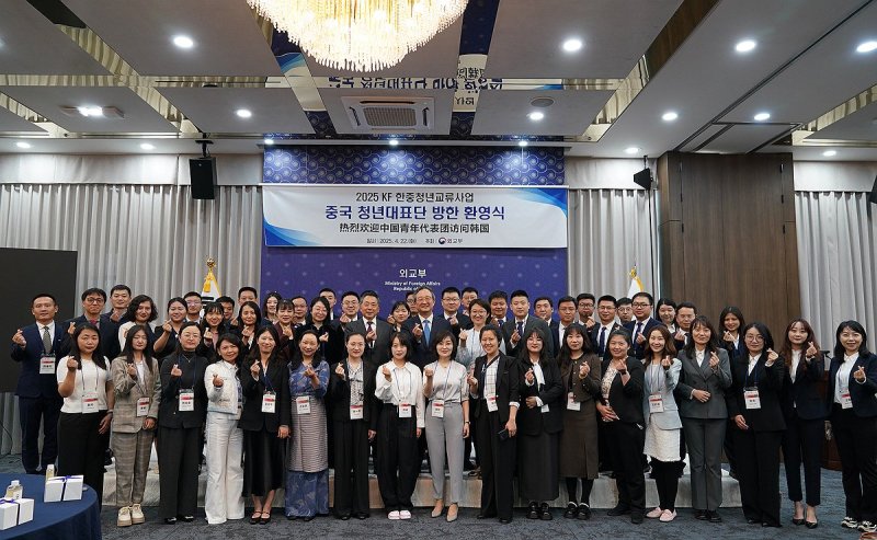 KF 초청 한중청년교류 중국 대표단 방한 (출처=연합뉴스)