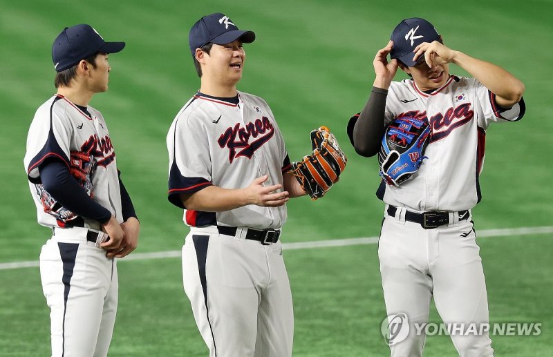 분위기 좋은 야구대표팀 (출처=연합뉴스)