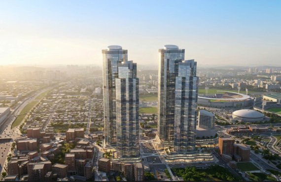 [문창동 일원에 들어서는 66층 복합단지, 사진제공 더와이즈그룹]