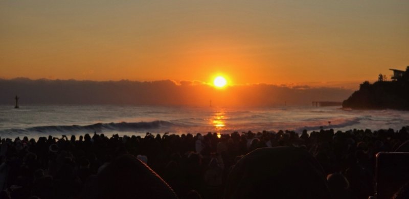 동해 망상해변 일출 (출처=연합뉴스)