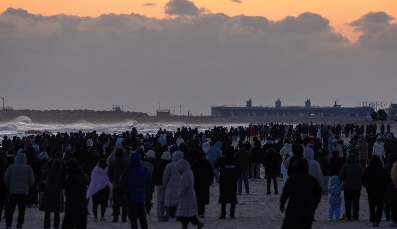 동해 망상해변 새해 일출 (출처=연합뉴스)