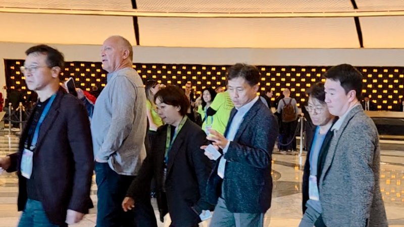 곽노정 SK하이닉스 대표이사, CES 2026 방문 (출처=연합뉴스)