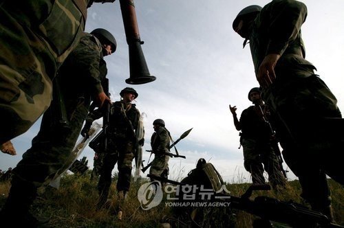 이동중인 러시아군 (출처=연합뉴스)