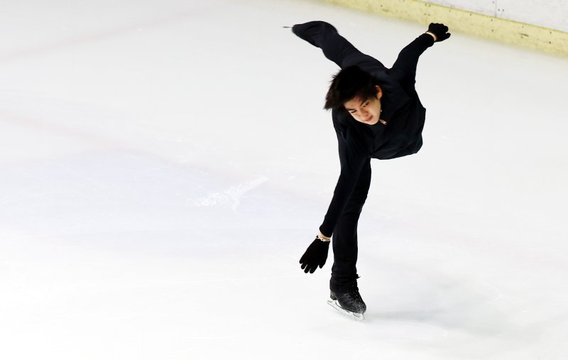 [서울=뉴시스] 박주성 기자 = 2026 밀라노·코르티나담페초 동계 올림픽 출전권을 획득한 피겨 스케이팅 남자 싱글 차준환 선수가 6일 오전 서울 태릉선수촌실내빙상장에서 훈련을 하고 있다. 2026.01.06. park7691@newsis.com