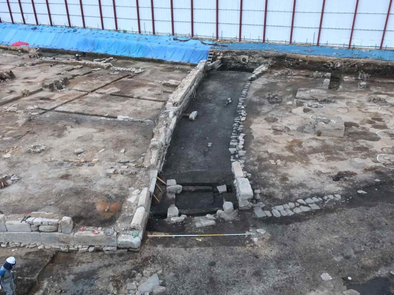 가 지역 동서 도로와 추정 '이문' 전경 (출처=연합뉴스)