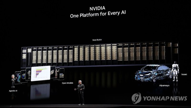 젠슨 황 '모든 AI를 위한 하나의 플랫폼' (출처=연합뉴스)