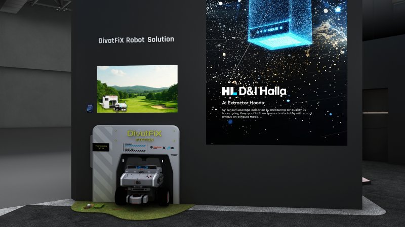 디봇픽스 CES 전시 이미지 HL디앤아이한라 제공