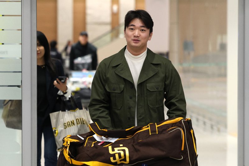 사이판 캠프에 합류하는 고우석. /뉴스1 DB ⓒ News1 신웅수 기자