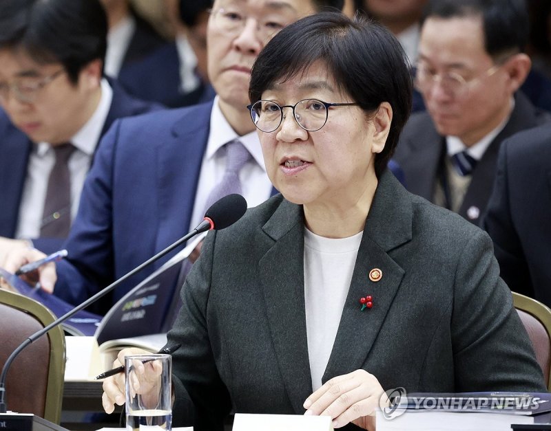 2025년 12월 16일 대통령에게 업무 보고하는 정은경 복지부 장관 (출처=연합뉴스)