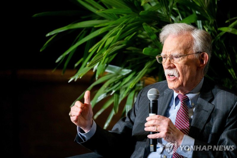 존 볼턴 전 백악관 국가안보보좌관 (출처=연합뉴스)