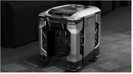 AI분야 혁신상을 수상한 한국건설기술연구원 입주기업 고레로보틱스의 건설자재운반 로봇.