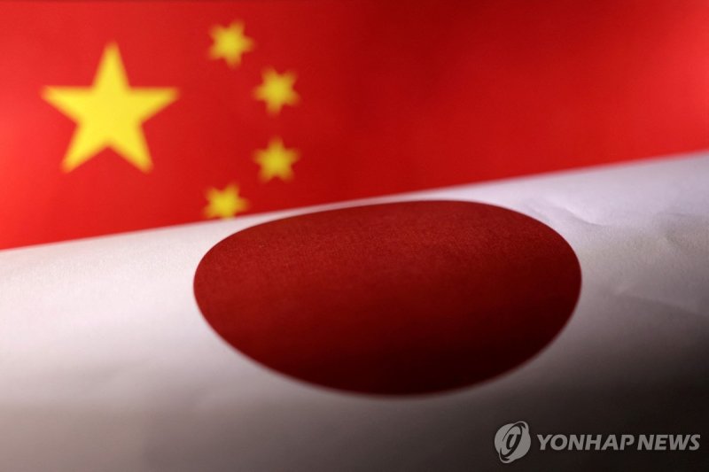 중국과 일본 국기(일러스트) (출처=연합뉴스)