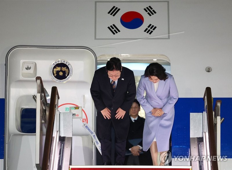 이재명 대통령, 귀국 인사 (출처=연합뉴스)