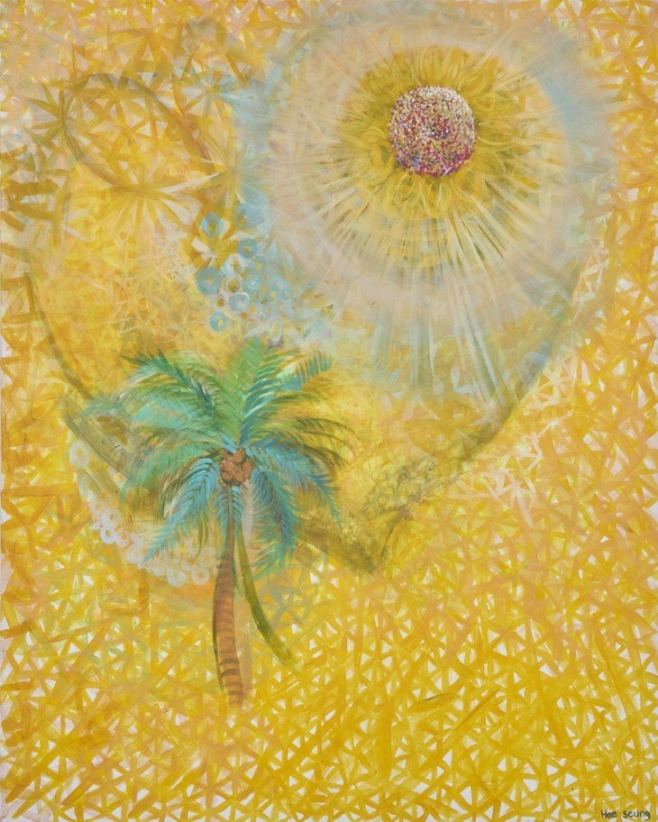 성희승, 그리고 빛, 2018, 캔버스에 아크릴릭, 162.2x130.3cm (학고재 제공)