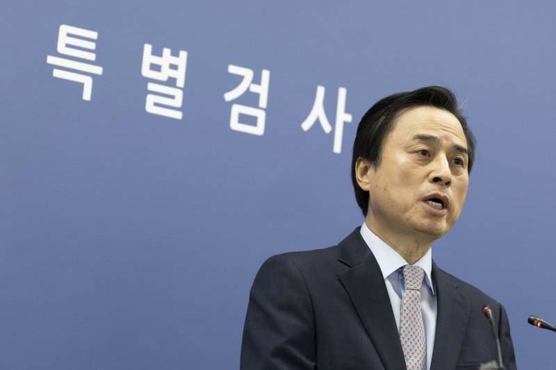 12·3 비상계엄 관련 내란·외환 의혹을 수사했던 내란 특검팀의 조은석 특별검사. (공동취재) 2025.12.15/뉴스1 ⓒ News1 박지혜 기자