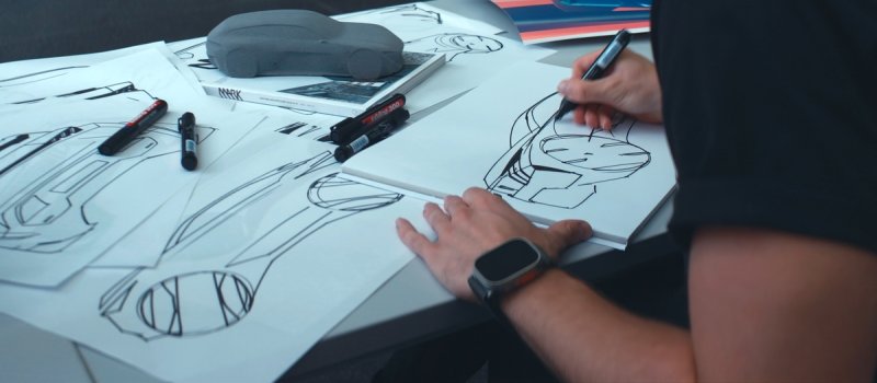 푸조 디자인 스케치 (출처=연합뉴스)