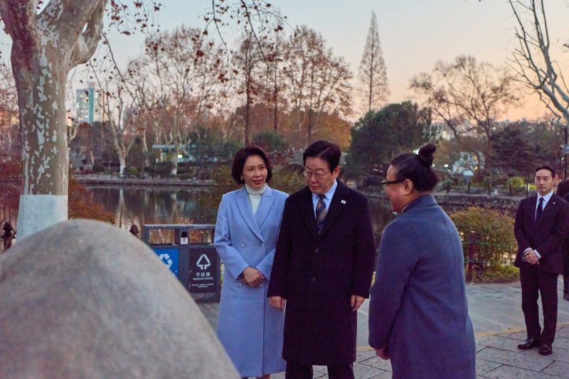 李대통령, '윤봉길 의사 의거' 루쉰공원 방문 (출처=연합뉴스)