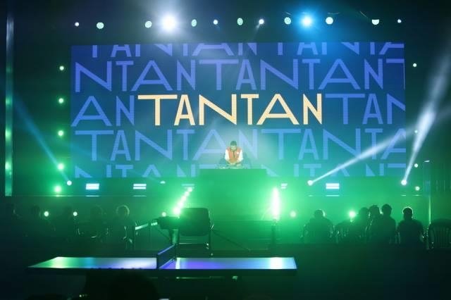 프로탁구리그 경기 쉬는 시간 DJ 공연 장면 (출처=연합뉴스)