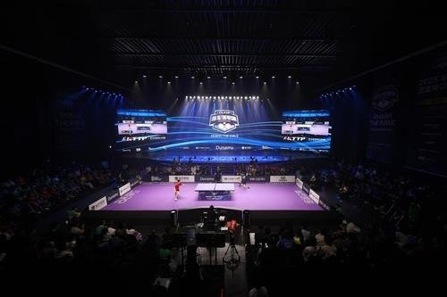 광명 IVEX 특설경기장서 진행된 프로탁구리그 경기 장면 (출처=연합뉴스)