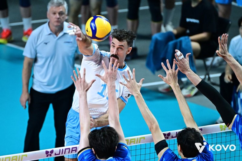 고군분투한 대한항공 러셀 (출처=연합뉴스)