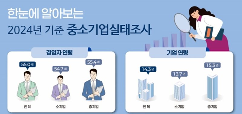2024년 기준 중소기업 실태조사 (출처=연합뉴스)