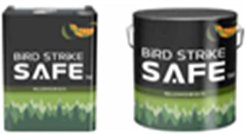 조달청의 ‘2025 5차 혁신제품’으로 지정된 버드스트라이크 세이프 주식회사의 ‘조류 기피 유발 페인트’ 모습. 부산지방조달청 제공