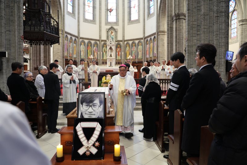 '국민배우' 마지막 길…안성기, 원히 잠들다" [뉴시스Pic]