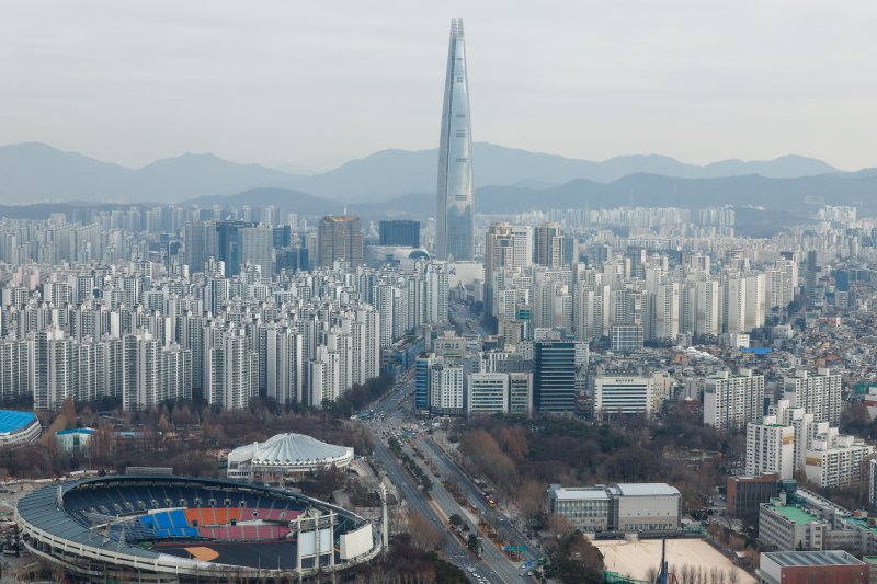 서울 강남구 트레이드타워에서 바라본 도심 아파트 단지. 2026.1.6/뉴스1 ⓒ News1 안은나 기자