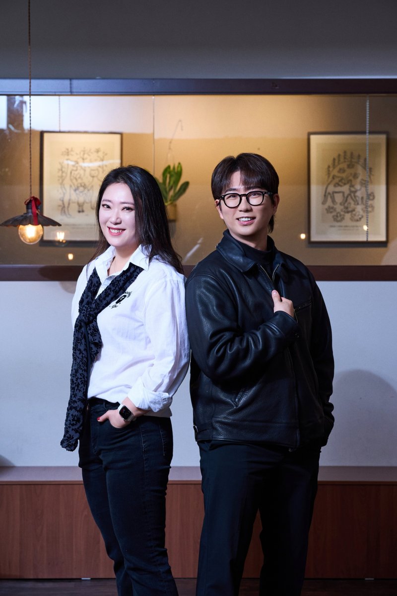 뮤지컬 '비틀쥬스' 심설인 협력연출과 이창호 작가. CJ ENM 제공