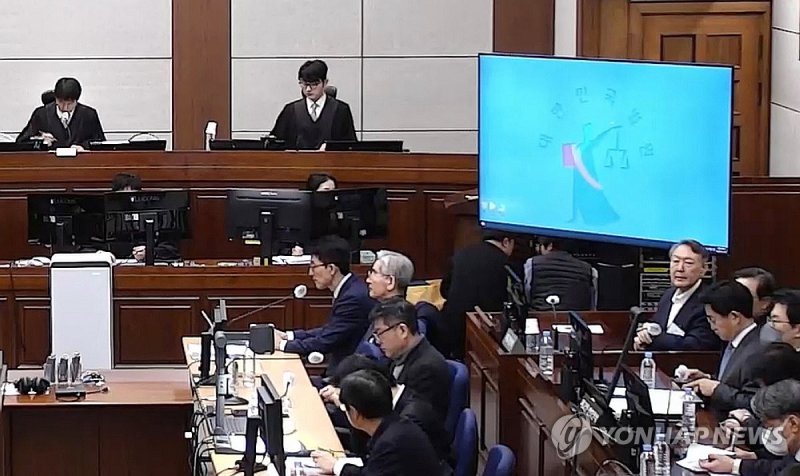 '내란 우두머리' 윤석열 결심공판 출석 (출처=연합뉴스)