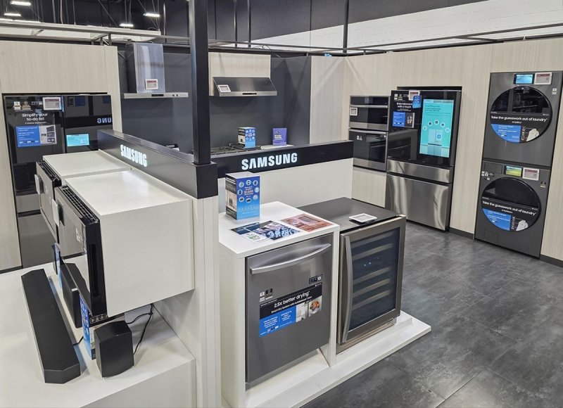 미국 라스베이거스 베스트바이 매장의 삼성전자 제품 사진 (출처=연합뉴스)