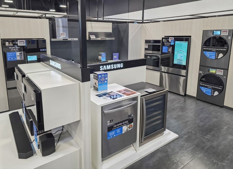 미국 라스베이거스 베스트바이 매장의 삼성전자 제품 사진 (사진제공 = 삼성전자)