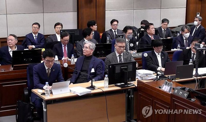 '내란 우두머리' 윤석열 결심공판 출석 (출처=연합뉴스)