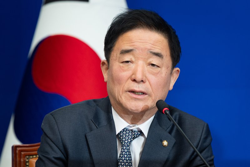 강득구 더불어민주당 신임 최고위원이 12일 서울 여의도 국회에서 열린 최고위원회의에서 모두 발언을 하고 있다. 2026.1.12/뉴스1 ⓒ News1 유승관 기자