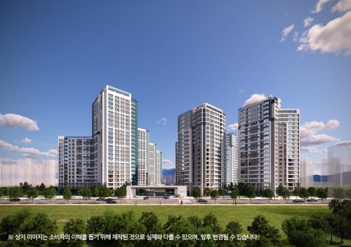 에코델타시티 푸르지오 트레파크_투시도