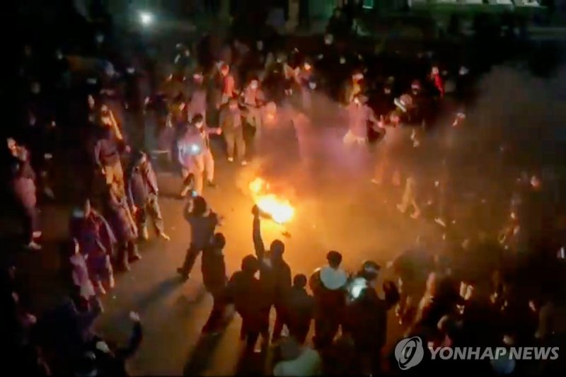 이란 시위 (출처=연합뉴스)