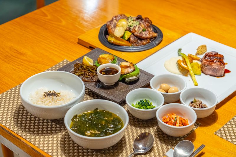 WE호텔에서 맛볼 수 있는 한식 코스